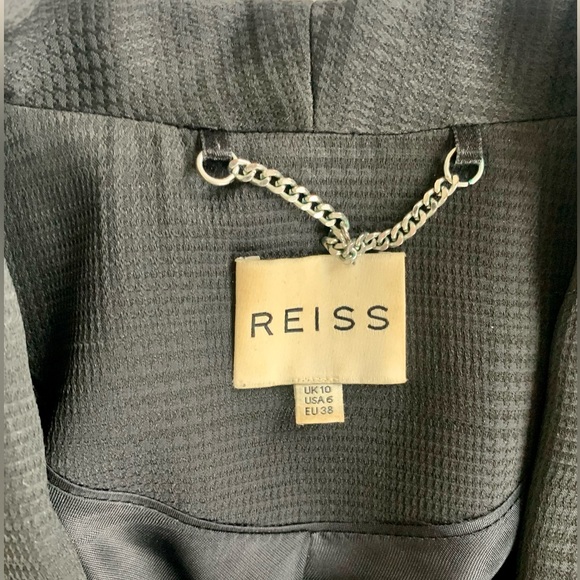Reiss Black Blazer UK10 - Picture 2 of 13